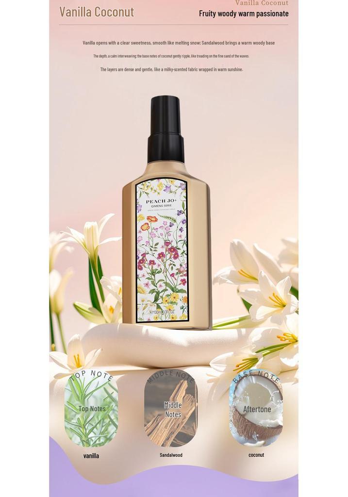 M2A Pure Gardenia Jasmine Alcohol-Free Fragrance Mist - Light Perfume for Women
