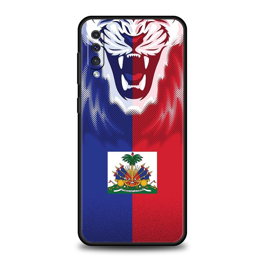 

shipping Haiti Flag Phone Case For Samsung A26 A36 A56 A54 A52 A50 A70 A40 A12 A14 A16 A22 A24 A42 A34 A32 5G A04s A06 5G Cover Samsung A40