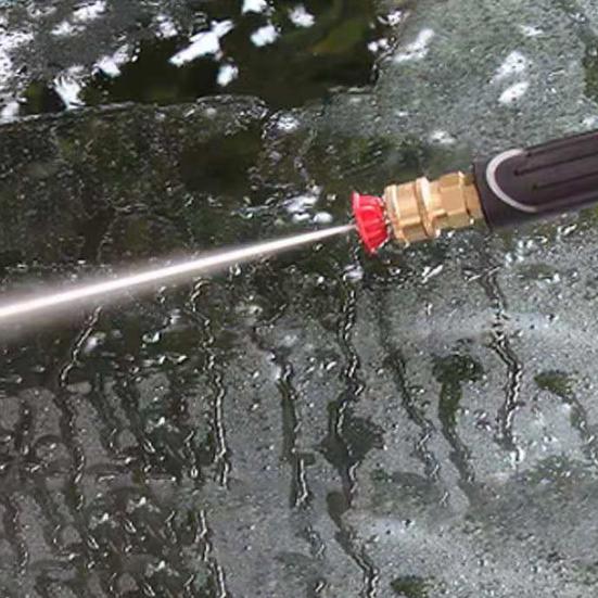 1 Set Pressure Washer Tips with Nozzle Holder Pressure Washer Nozzle Quick Change 45295