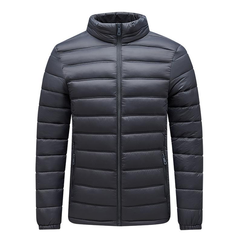 Cotton Jacket Men's Short Loose and Fashionable Thin Cotton Jacket Middle-aged and Young Casual Cotton Jacket Jacket Winter New Cotton Jacket