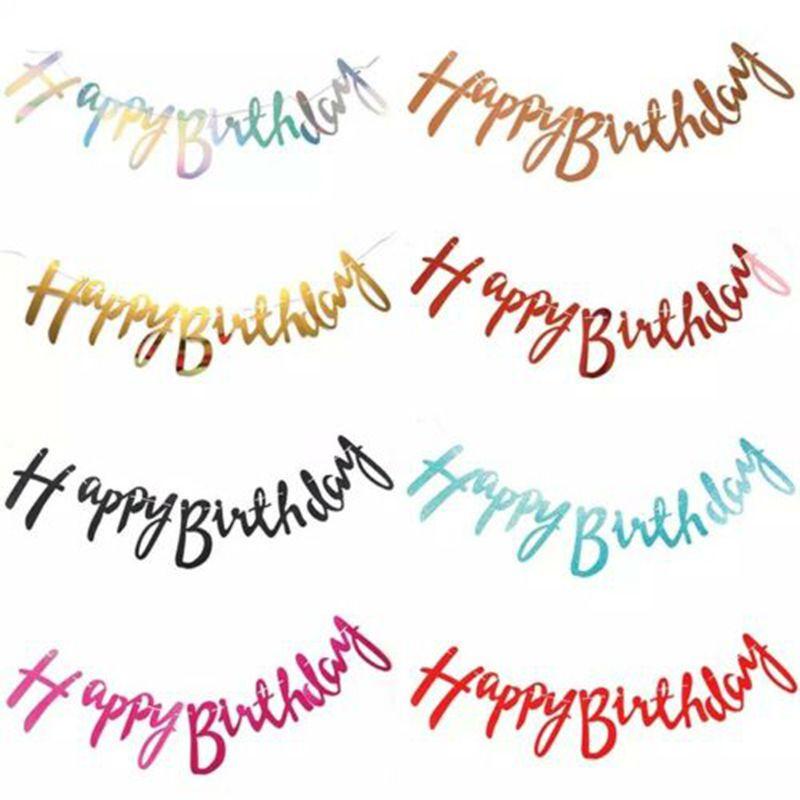 Eye-catching Happy Birthday Banner Perfect For Memorable Party Decorations