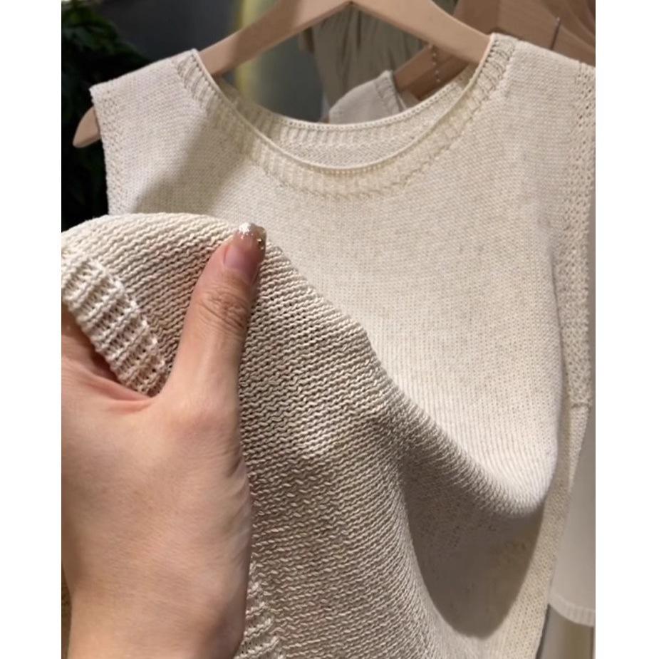 Highly recommended! Super comfortable Tencel linen knit vest for women - perfect summer sleeveless camisole.
