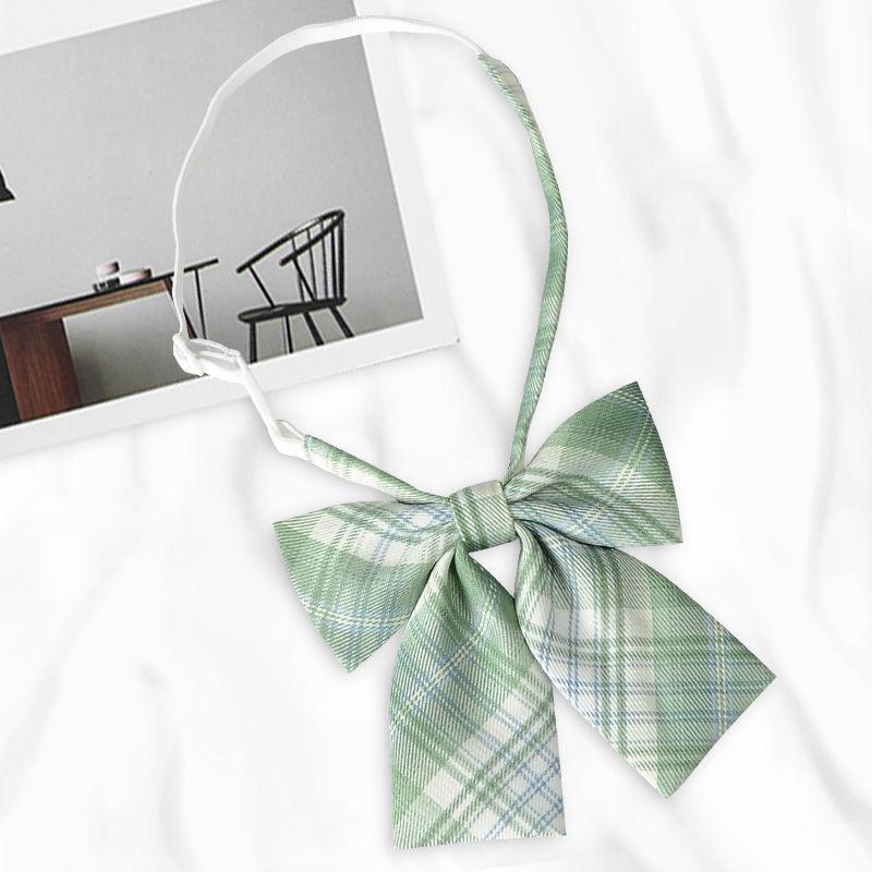 Japanese Academy Style Women's Uniform with Floral Bow Tie