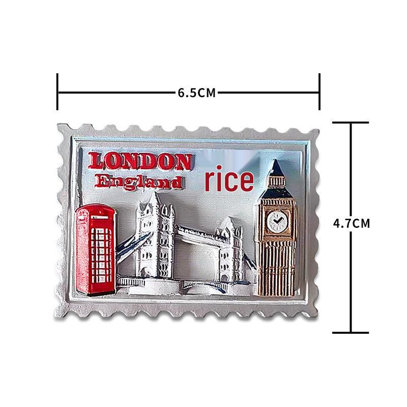 3D London Fridge Magnet - Creative Travel Souvenir from the UK