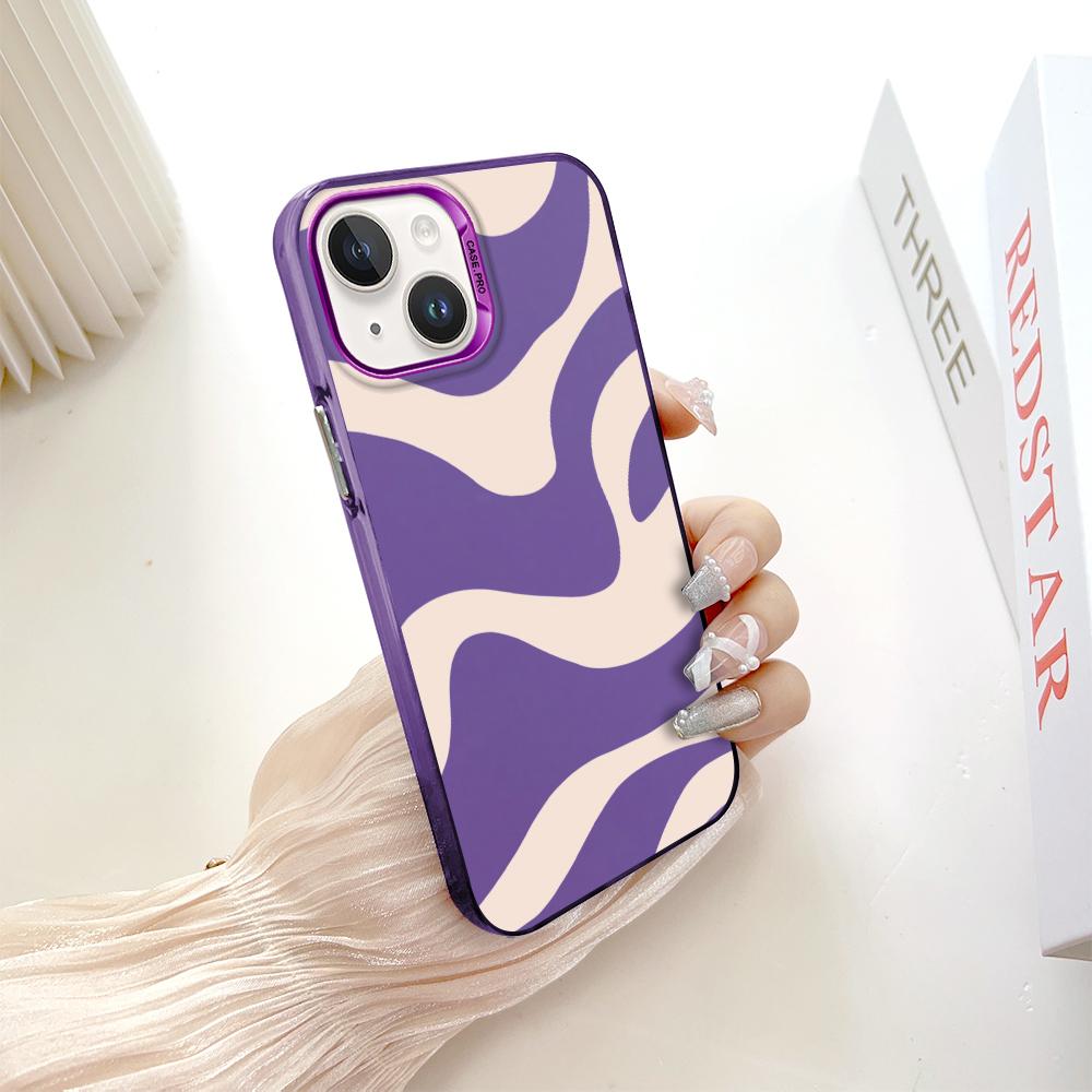 Fashion Colorful Sliver Double Sided Phone Shell Soft Edge Hard Case Full Cover Shockproof Phone Casing for Samsung A16 A55 Xiaomi Redmi 14C Poco C75