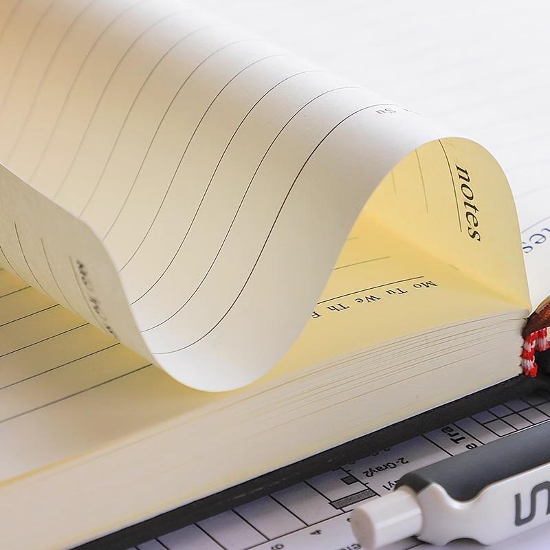 Extra Thick Magnetic Leather Business Notebook with Buckle