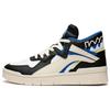 New LiNing Wave Mid Prm Anti Slip And Wear Resistant Lightweight Mid Top Skateboard Shoes Black Blue AGCS151-2