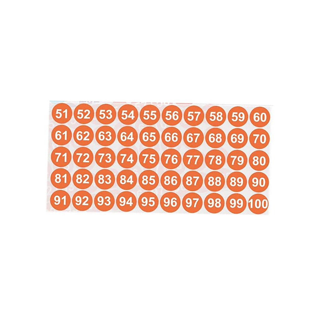 1-50 51-100 Letter Number Sticker Self-Adhesive Waterproof Labels Number Advent Stickers Calendar Number Paper Stickers Decor