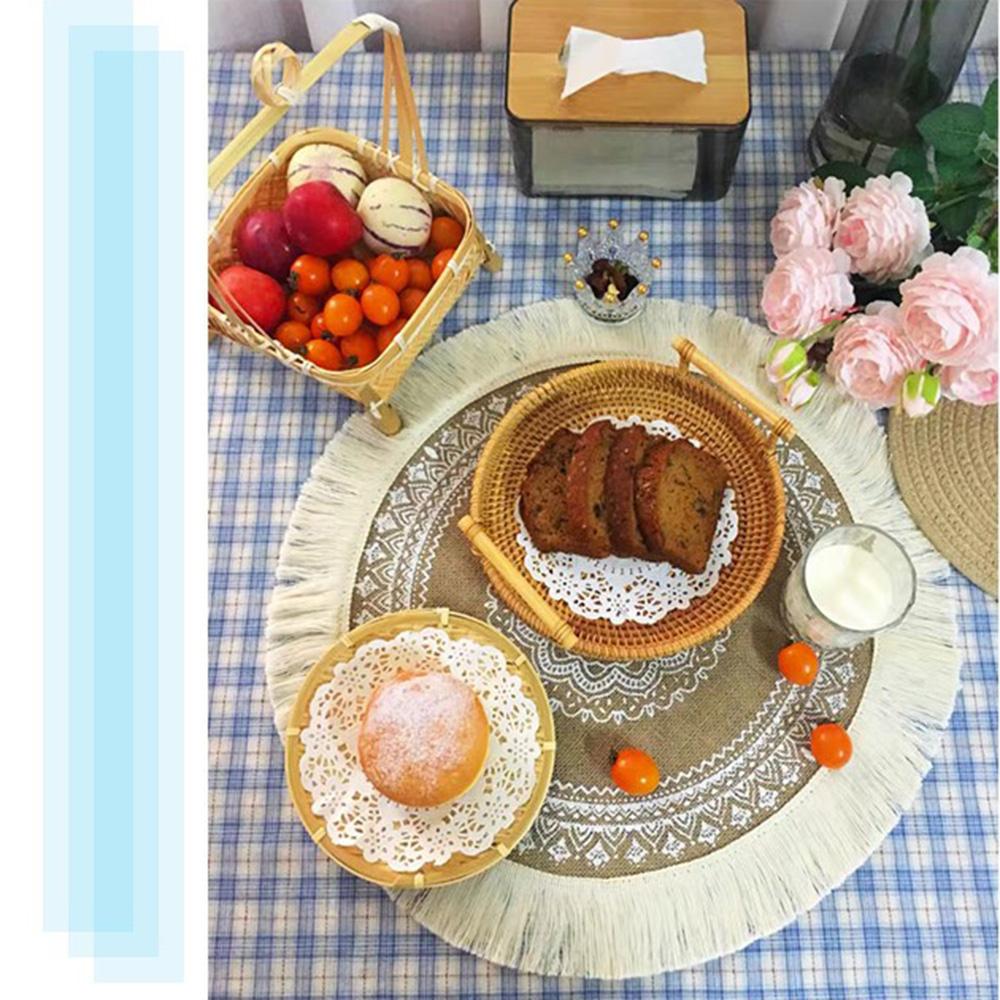 East Style Craft Home Decor Heat Insulation Coffee Cup Mats Table Placemat Coaster Kitchen Supplies