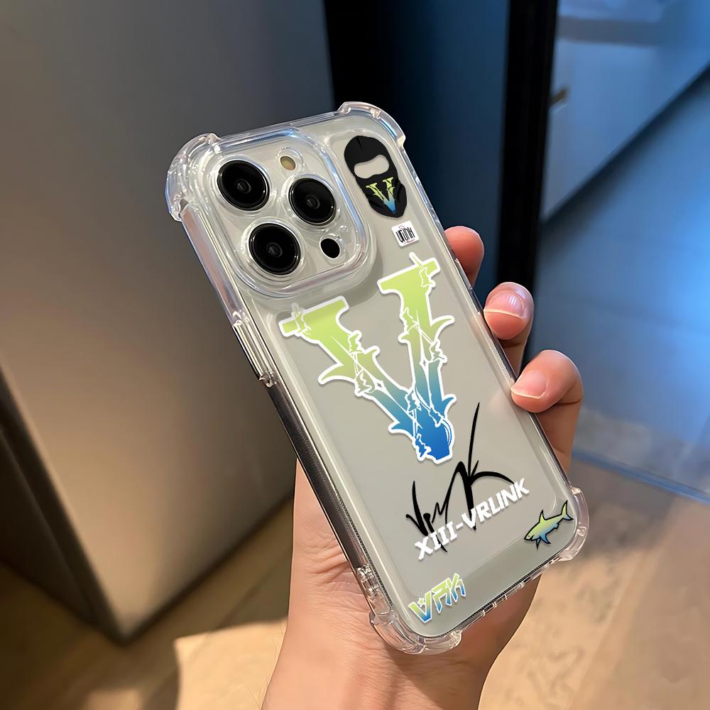 Fashion Design Brand VRUNK Phone Case For iPhone 16e 16 15 14 13 12 11 Mini Pro Max X XR XSMax 7 8 Plus Anti Fall Cover iPhone 15 Pro