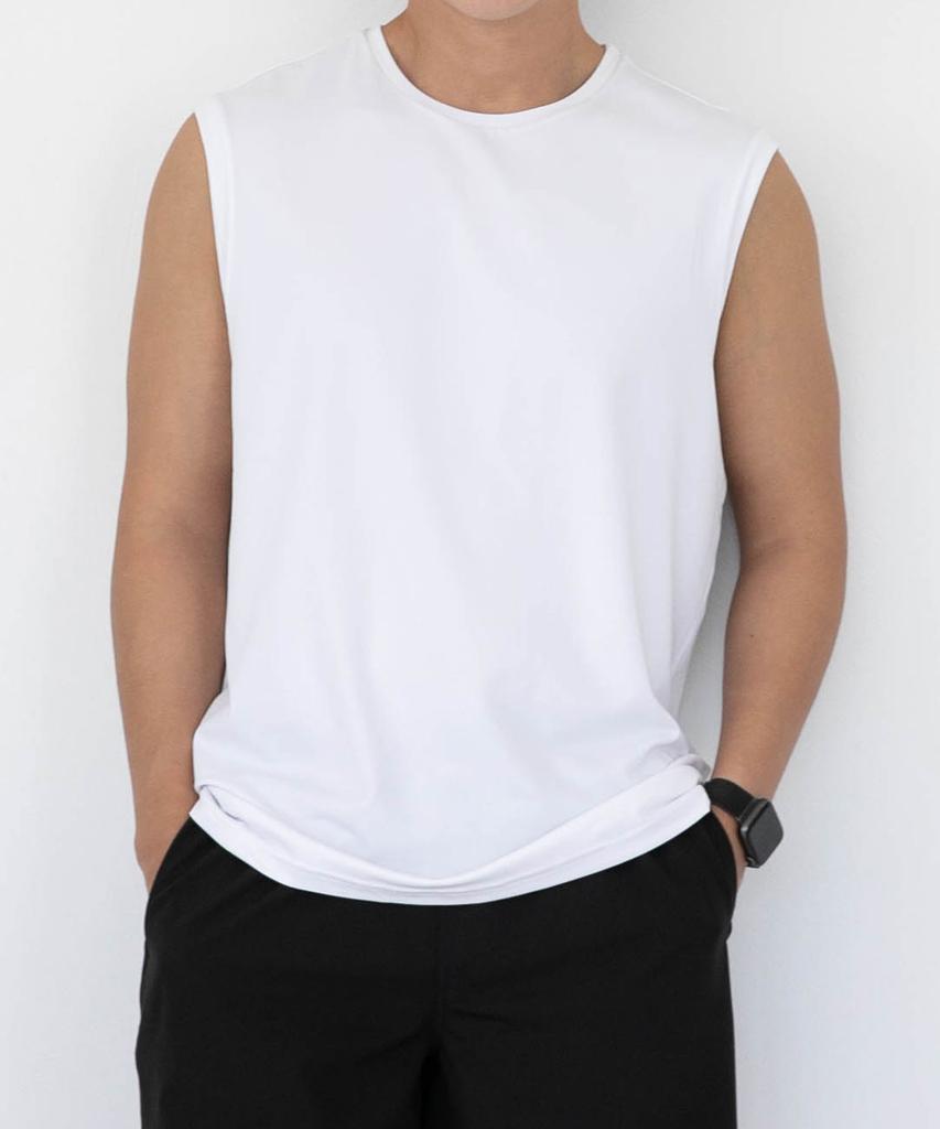 BYMONO [Big Sizes M-6Xl] Mono Physical Muscle Fit Sleeveless