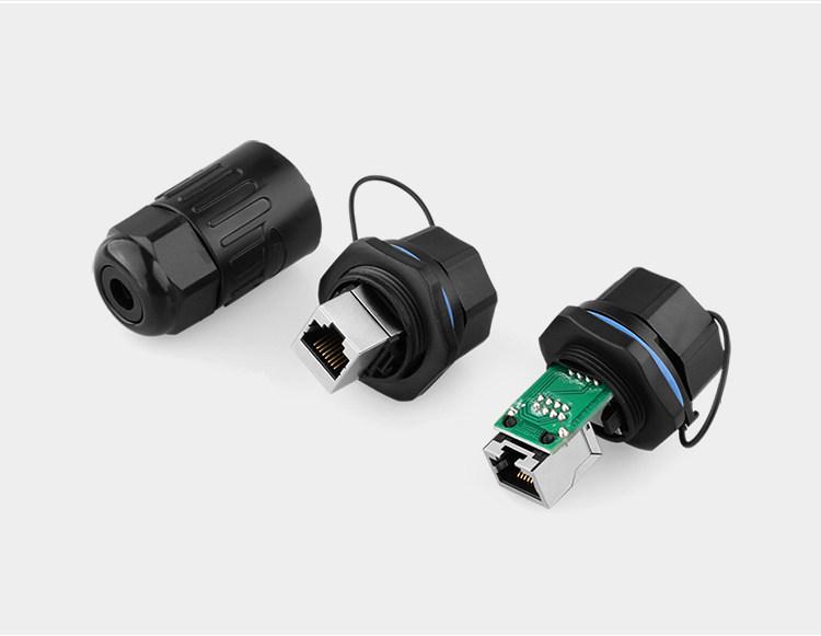 Lingke Waterproof RJ45 Aviation Plug Socket Connector