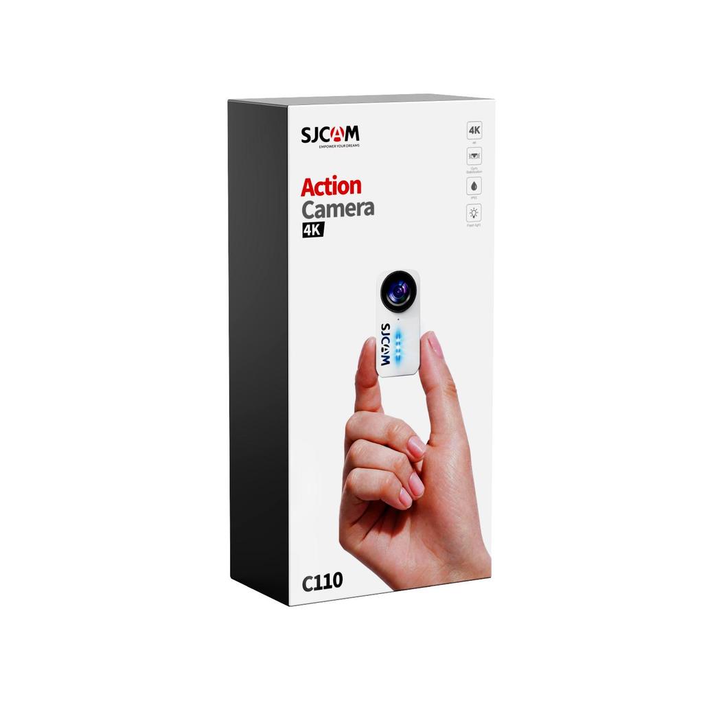 SJCAM C110+ 4K Motorcycle Thumb Action Camera for FPV Shooting