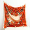 Satin silk scarf ethnic headscarf cashew print scarf imitation silk square scarf 91cm large silk scarf shawl