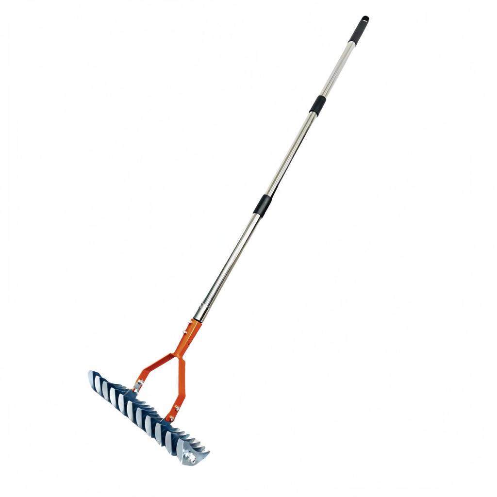 Detachable Gardening Rake: Clear Thatch, Leaves & Soil