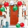 25cm Decorazione Festival Cortile Natale Cartone Animato Articoli Festa Palloncino Natale Monocromatico