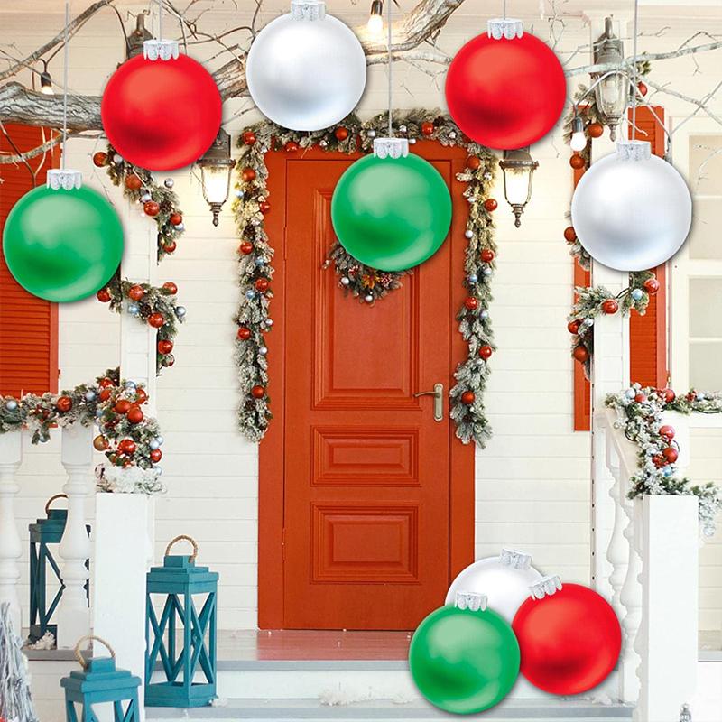 25cm Courtyard Festival Christmas Decoration Cartoon Party Supplies Monochrome Christmas Balloon