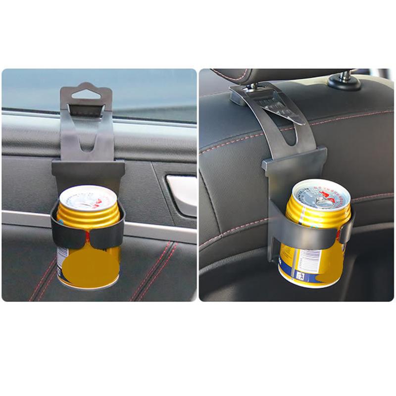 Universal Car Drink Holders Side Window Backseat Hanging Drink Bottle Organizer Cup Holder Stand Auto Interior Decor