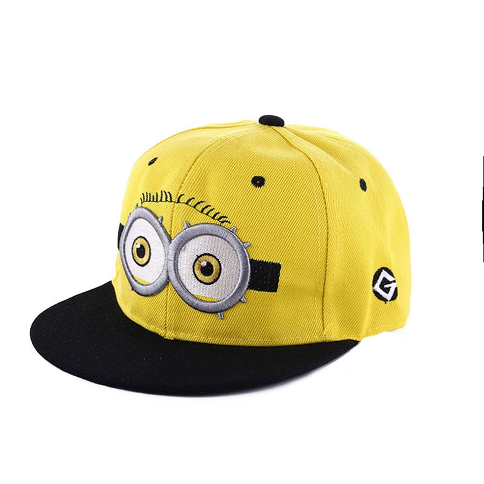 

Children s Embroidered Eye Design Cotton Baseball Cap Adjustable Size Lightweight Breathable Summer Spring Hat for Boys and Girls Students One Size
