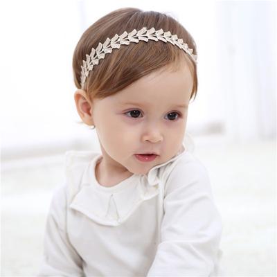 Newborn Toddler Baby Headwear Flower Olive Ribbon Hair Handmade Hair Accessories