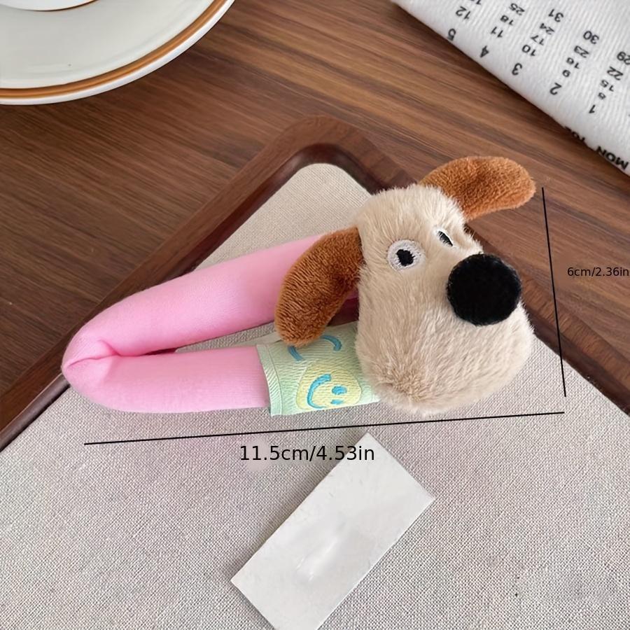 2 Pieces of Sweet and Cute Cartoon Puppy Dolls, Cute Plush Hair Clips for Women, Soft Bb Clips for Any Hair Quality