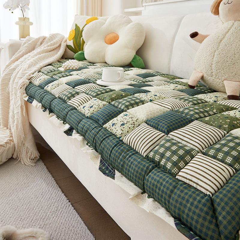 Koreanische Stickerei Dampfplatte Vier Jahreszeiten Universell Fensterkissen Fensterbankkissen Verdicktes Massivholz Wohnzimmer Sitzkissen