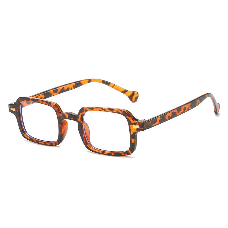 Anti-Blue Retro Rice Nail Black Frame Glasses Frame Light Luxury Flat Glasses Can Be Equipped With Myopia Glasses Frame
