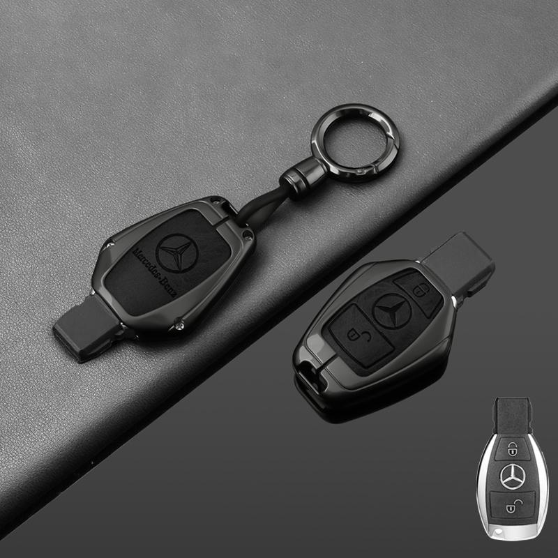 Car Key Case Cover Protector for Mercedes Benz CLK ML SLK B C E S Class Auto Keychain Accessories Car Styling for Mercedes Benz ACDFJ1