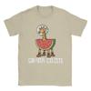 Italian Brainrot Characters Giraffa Celeste T-Shirts Men Cotton Tee Shirt Crew Neck Short Sleeve T Shirt Printed Clothes