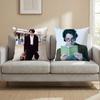 Acteur Hugh Grant Housse de Coussin Ensemble de Housses de Coussin 4 Pièces 50x50 45x45 40x40 Taie d'Oreiller Décorative Canapé Décoration de Maison