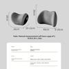 2Pcs Car Neck Headrest Pillow Rest Head Support Cushion Car Memory Breathable Travel Guard Car Lumbar Pillow Universal Car Supplies