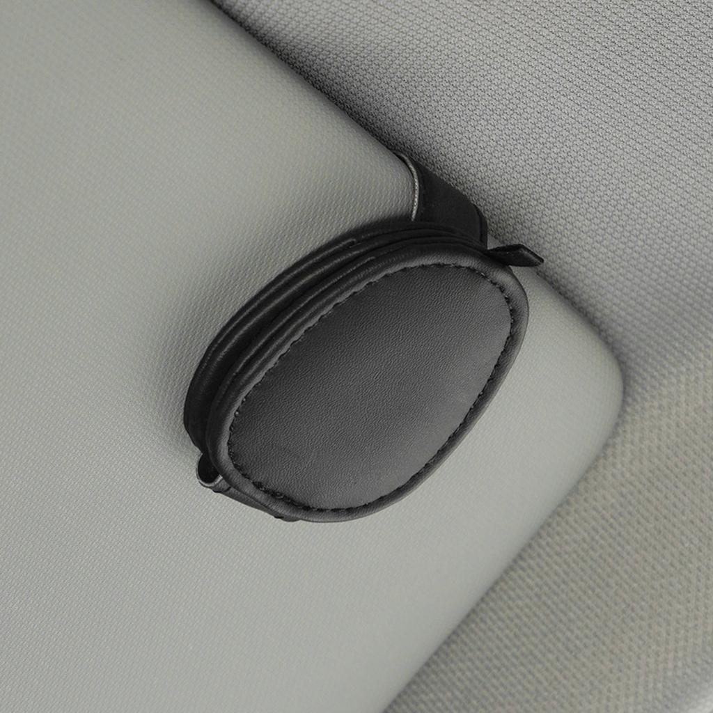 Car Multifunctional Glasses Clip PU Material Car Storage Glasses Clip Sun Visor Universal Car Sunglasses Clip 2025 New