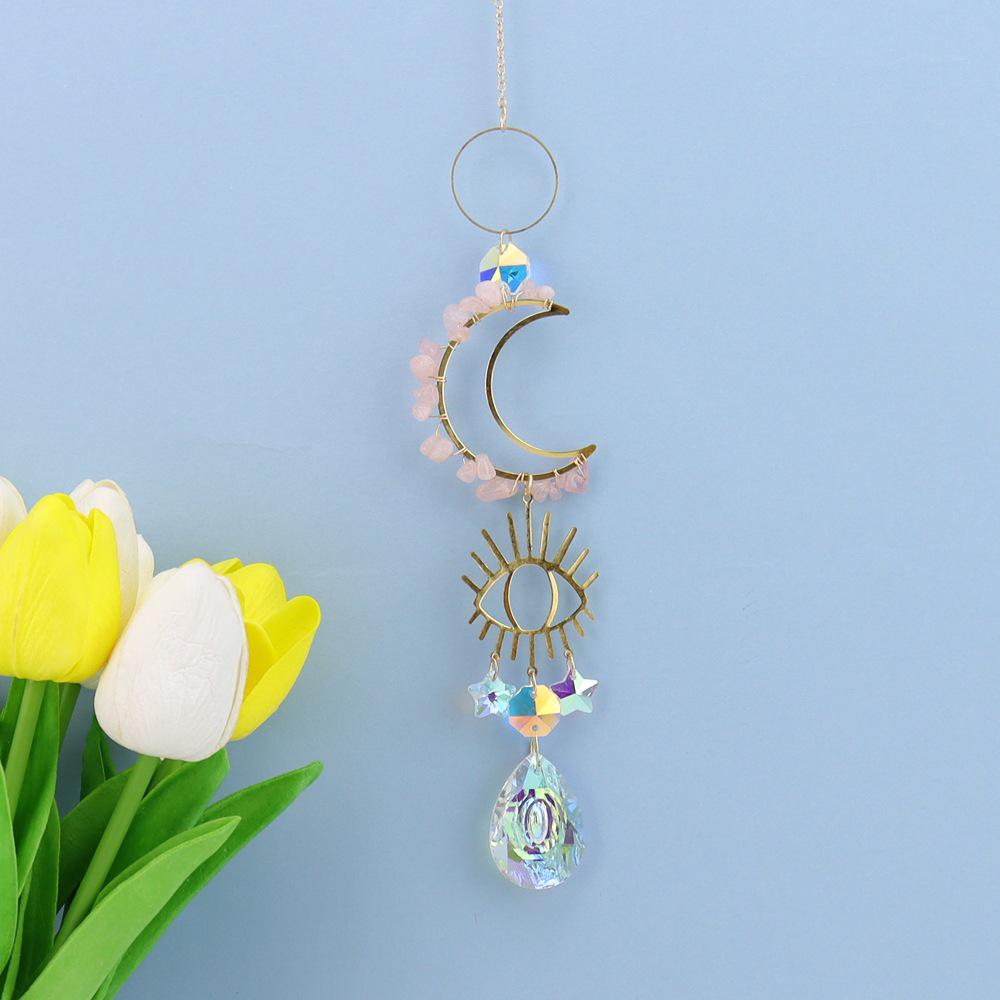 Sun and Moon Ceiling Sun Catcher Wind Chime