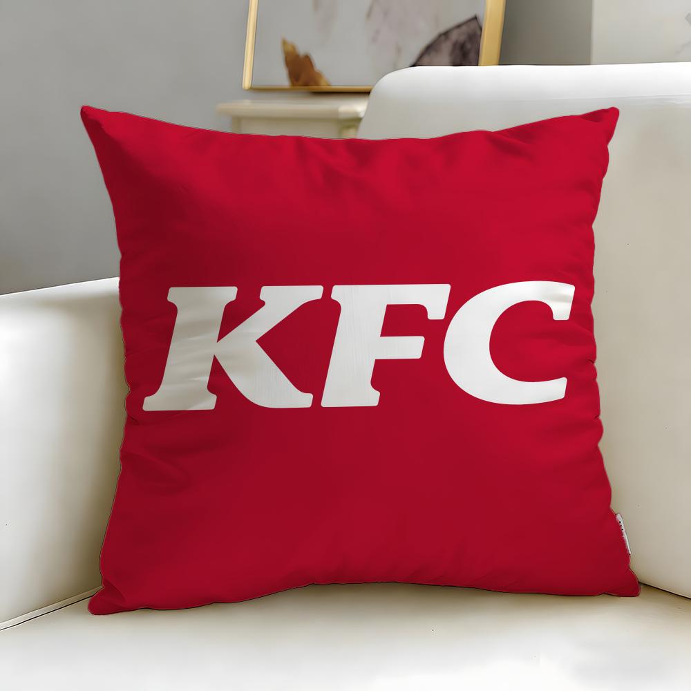 Marchio di fast food Kentucky Fried Chicken Federa Morbida Facile da Lavare Cuscino Versatile per Divano Letto Viaggio e Ufficio