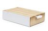 Umbra REFLEXION STORAGE for Accessory Storage BOX, White/Natural,
