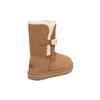 UGG Two-Layer Cowhide Casual Comfortable Mid-Calf Snow Boots Women boots Chestnut 1153612-CHE