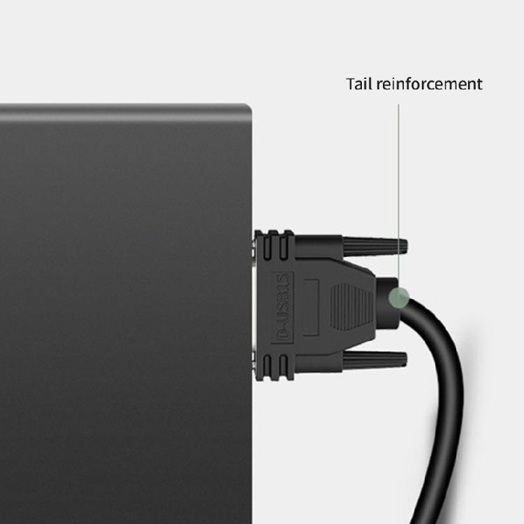 DB15 Cable DB15 Female to Male Data Transfer Cable Double Layer Shielding Metal Braide and Aluminum Foil Protections