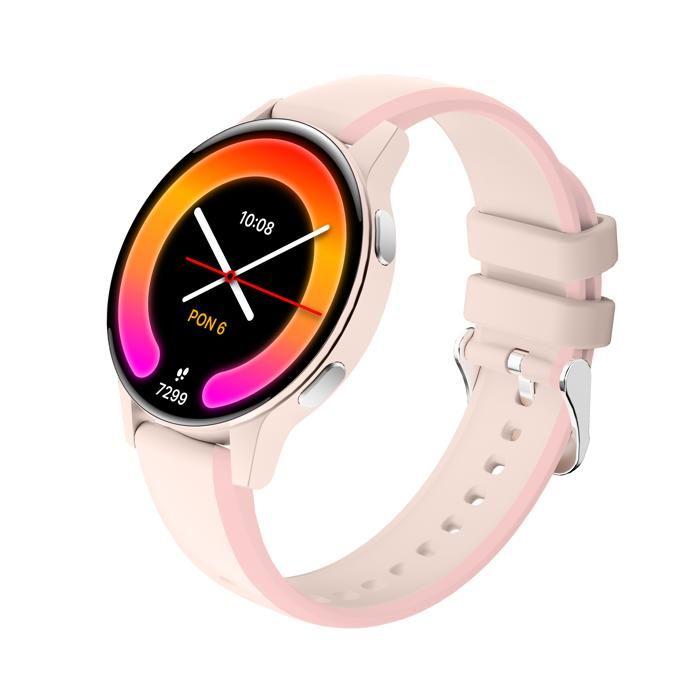 Montre connectée sportive - FOREVER - iGo Watch 4 - Rose - 1,28" AMOLED - Bluetooth v5.3