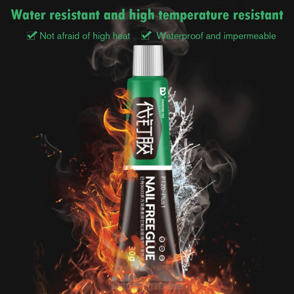 1-5Pcs 30g/60g All-Purpose Glue Quick Drying Glue Strong Adhesive Sealant Fix Glue Nail Free Adhesive Plastic Glass Metal