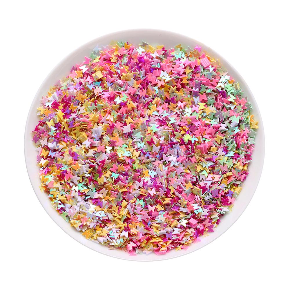 10g Butterfly Sequins Laser Glitter Sequin Epoxy Resin Paillettes Rabbit Heart Sequin for DIY Epoxy Resin Crafts Nail Art Decor