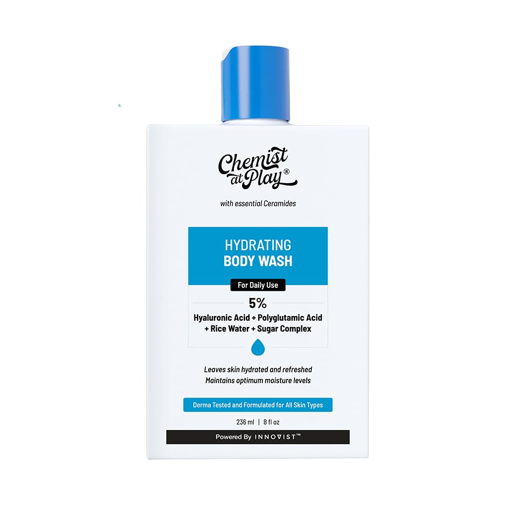 Chemist At Play Hydrating Body Wash 236ml Pack For Dry Skin Intense Moisture & Softness
