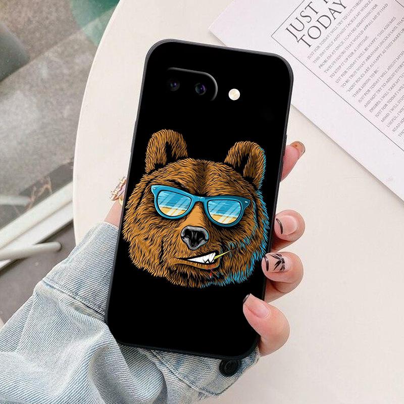 For Google Pixel 9a Case Black Silicon Soft TPU Phone Cases for Google Pixel 9a 9 A Protective Back Shells Coque Pixel9A Fundas