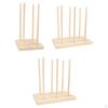 Ribbon Organizer Wooden Holder Storage Rack Sewing Thread Accessory Space Saving Function Suitable