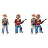 Halloween Skeleton Ornament Animated Country Skeleton Musician Band Banjo Player Statue Farmhouse Style Haunted House Decor