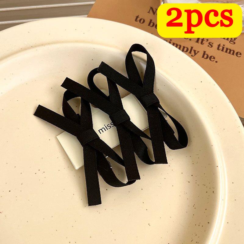 

2/6Pcs Girls Sweet Bowknot Hair Clips Baby Pink White Ballet Ribbon Bow Hairpins Headwear Grab Lovely Hair Clips Barrettes Set
