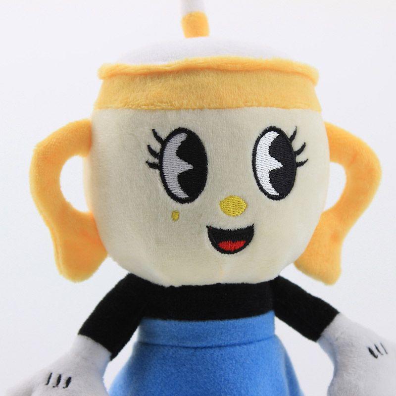 Cuphead 9 Inch Game Ms Chalice Plush Figure Toy Soft Stuffed Doll For Kids Gift