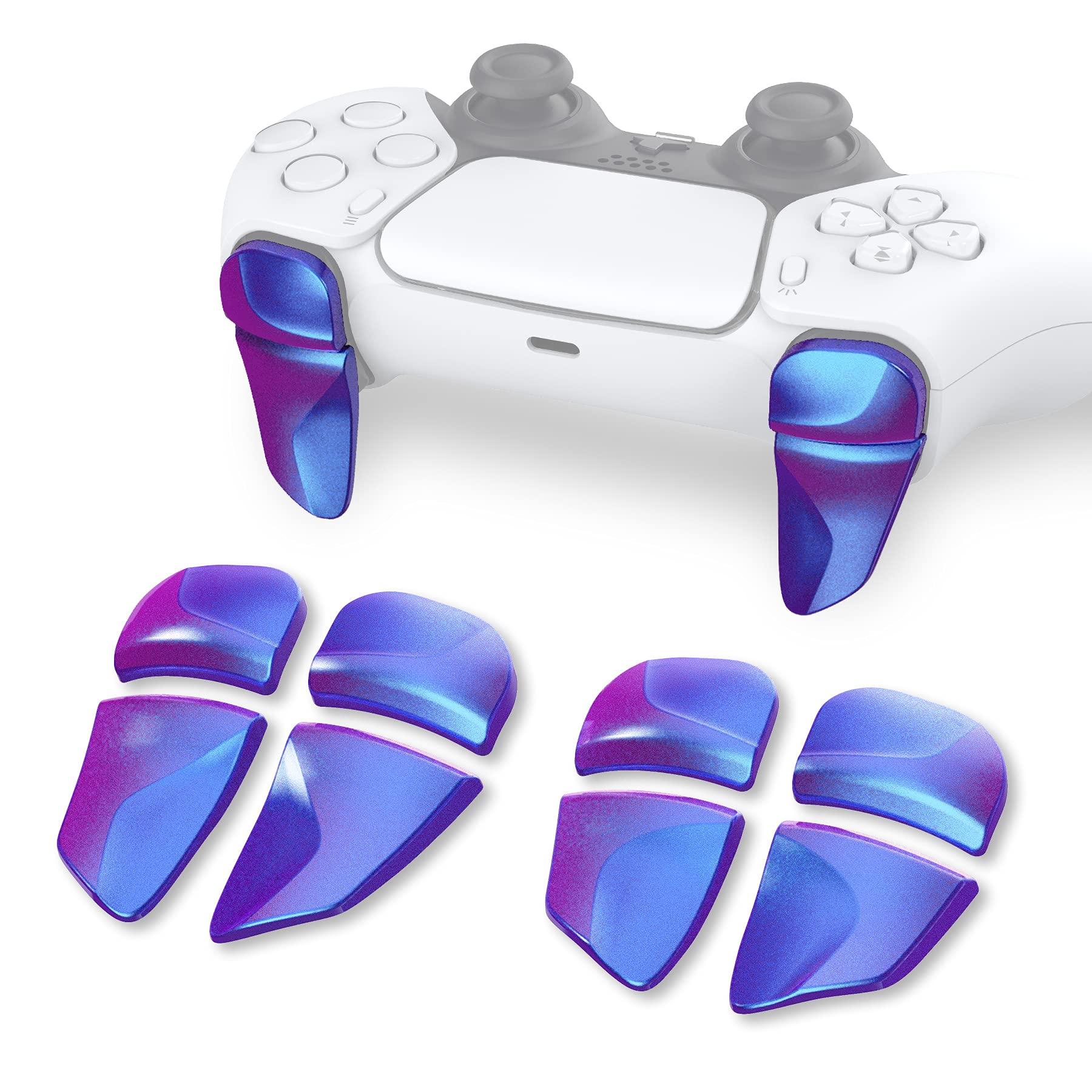 

2 пари подовжувачів кнопок на плечі Сумісний із PlayVital PS5 Регулятор покращення ігор Сумісний із подовжувачами тригерів бампера PS5
