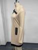 2026 Herbst/Winter Damen Colorblock Patchwork Sexy Taillenbetonendes Langarmkleid