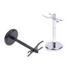 Zinc Zinc Alloy Construction Razor and Brush Stand Weighted Bottom Razor Storage Bracket  Grooming Station