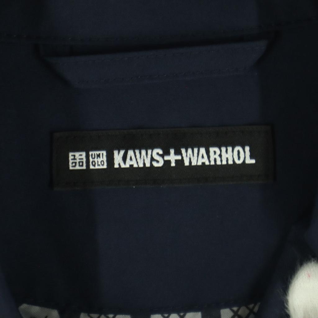 Beauty Products UNIQLO KAWS + WARHOL Collaboration Back Print Long Sleeve Coach Jacket Men's Used
